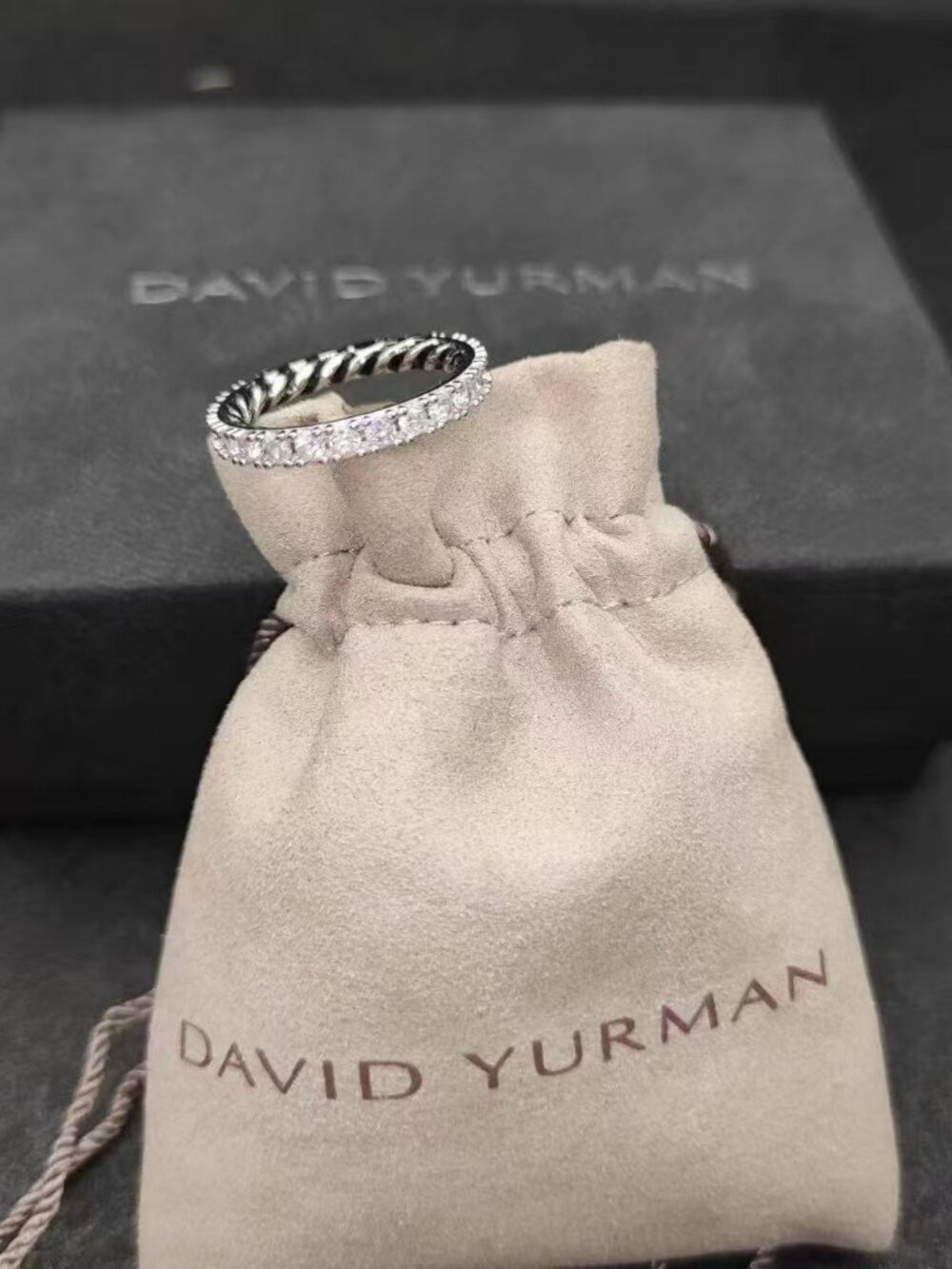 ✨ David Yurman diamond eternity ring